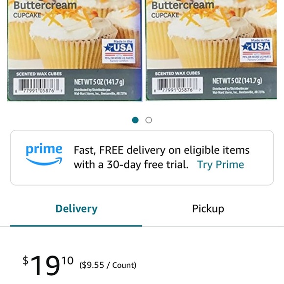 Wax Tarts Better Homes & Gardens Orange Buttercream Cupcake Delicious NIP - Picture 6 of 6